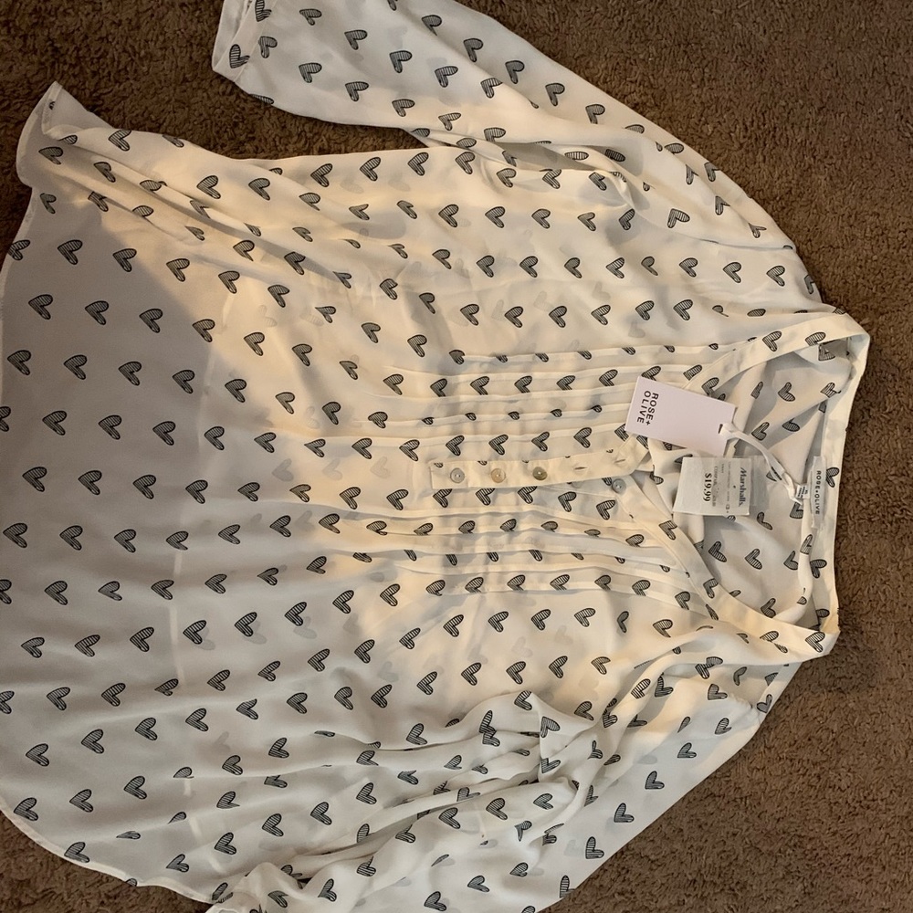 Heart dress shirt